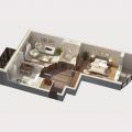 2-комнатная квартира, УЛ. РАБОЧАЯ, 4 2-комнатная квартира, УЛ. РАБОЧАЯ, 4