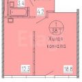 1-комнатная квартира, УЛ. ЖЕРДЕВА, 44 1-комнатная квартира, УЛ. ЖЕРДЕВА, 44