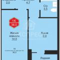 1-комнатная квартира, УЛ. ВЕТЕРАНОВ ТРУДА, 11 К1 1-комнатная квартира, УЛ. ВЕТЕРАНОВ ТРУДА, 11 К1