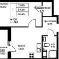 1-комнатная квартира, ДЕРЕВНЯ СТАРОСЕЛЬЕ 1-комнатная квартира, ДЕРЕВНЯ СТАРОСЕЛЬЕ