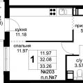 1-комнатная квартира, ДЕРЕВНЯ СТАРОСЕЛЬЕ 1-комнатная квартира, ДЕРЕВНЯ СТАРОСЕЛЬЕ