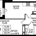 1-комнатная квартира, ДЕРЕВНЯ ВАТУТИНКИ 1-комнатная квартира, ДЕРЕВНЯ ВАТУТИНКИ