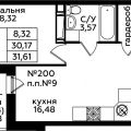 1-комнатная квартира, ДЕРЕВНЯ ВАТУТИНКИ 1-комнатная квартира, ДЕРЕВНЯ ВАТУТИНКИ