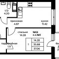 1-комнатная квартира, ДЕРЕВНЯ СТАРОСЕЛЬЕ 1-комнатная квартира, ДЕРЕВНЯ СТАРОСЕЛЬЕ