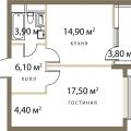 1-комнатная квартира, УЛ. СЕРГЕЯ МАКЕЕВА 1-комнатная квартира, УЛ. СЕРГЕЯ МАКЕЕВА