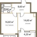 1-комнатная квартира, УЛ. СЕРГЕЯ МАКЕЕВА 1-комнатная квартира, УЛ. СЕРГЕЯ МАКЕЕВА