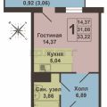 1-комнатная квартира, УЛ. СИРЕНЕВАЯ (НОВАЯ СОСНОВКА), 15 1-комнатная квартира, УЛ. СИРЕНЕВАЯ (НОВАЯ СОСНОВКА), 15