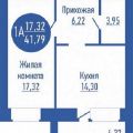 1-комнатная квартира, УЛ. СТАНЦИОННАЯ, 26Б К1 1-комнатная квартира, УЛ. СТАНЦИОННАЯ, 26Б К1