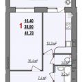 1-комнатная квартира, УЛ. ПАРКОВАЯ, 11 1-комнатная квартира, УЛ. ПАРКОВАЯ, 11