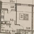 1-комнатная квартира, УЛ. ШУВАЛОВА, 14 1-комнатная квартира, УЛ. ШУВАЛОВА, 14