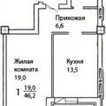1-комнатная квартира, УЛ. ПАЦАЕВА, 18 1-комнатная квартира, УЛ. ПАЦАЕВА, 18