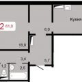 2-комнатная квартира, УЛ. АПРЕЛЬСКАЯ 2-комнатная квартира, УЛ. АПРЕЛЬСКАЯ