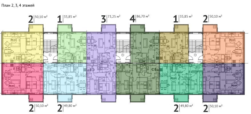 Планировка квартир омск Объявление № 11259587 - продажа 2-комнатной квартиры в Омске, ул. Сали Катыка 3,