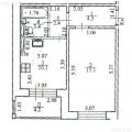 1-комнатная квартира, УЛ. ГРОЗНЕНСКАЯ, 69 К6 1-комнатная квартира, УЛ. ГРОЗНЕНСКАЯ, 69 К6