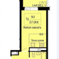 1-комнатная квартира, УЛ. ГИДРОСТРОИТЕЛЕЙ, 22 1-комнатная квартира, УЛ. ГИДРОСТРОИТЕЛЕЙ, 22