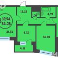 3-комнатная квартира, УЛ. ХАРЬКОВСКАЯ, 66 3-комнатная квартира, УЛ. ХАРЬКОВСКАЯ, 66