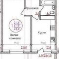1-комнатная квартира, УЛ. ШОССЕ НЕФТЯНИКОВ, 111 1-комнатная квартира, УЛ. ШОССЕ НЕФТЯНИКОВ, 111