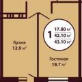 1-комнатная квартира, УЛ. ИМ ДЗЕРЖИНСКОГО, 50 1-комнатная квартира, УЛ. ИМ ДЗЕРЖИНСКОГО, 50