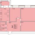 3-комнатная квартира, РЯЗАНЬ, УЛ. ЗАБАЙКАЛЬСКАЯ, 36С 3-комнатная квартира, РЯЗАНЬ, УЛ. ЗАБАЙКАЛЬСКАЯ, 36С