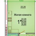 1-комнатная квартира, УЛ. ИМ КИРИЛЛА РОССИНСКОГО, 88 1-комнатная квартира, УЛ. ИМ КИРИЛЛА РОССИНСКОГО, 88