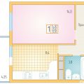 1-комнатная квартира, УЛ. ВОЙСКОВАЯ, 101 1-комнатная квартира, УЛ. ВОЙСКОВАЯ, 101