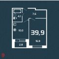 1-комнатная квартира, МУРИНО, ШОССЕ В ЛАВРИКИ 77 1-комнатная квартира, МУРИНО, ШОССЕ В ЛАВРИКИ 77