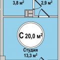 1-комнатная квартира, УЛ. ГОЛЫШЕВА, 5/2 1-комнатная квартира, УЛ. ГОЛЫШЕВА, 5/2