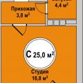 1-комнатная квартира, УЛ. ГОЛЫШЕВА, 5/2 1-комнатная квартира, УЛ. ГОЛЫШЕВА, 5/2