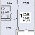 1-комнатная квартира, ПЕР. ЗДОРОВЬЯ, 90Е 1-комнатная квартира, ПЕР. ЗДОРОВЬЯ, 90Е
