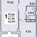 1-комнатная квартира, ПЕР. ЗДОРОВЬЯ, 90Е 1-комнатная квартира, ПЕР. ЗДОРОВЬЯ, 90Е
