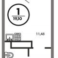 1-комнатная квартира, УЛ. ГУБЕРНСКАЯ, 3 1-комнатная квартира, УЛ. ГУБЕРНСКАЯ, 3