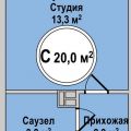 1-комнатная квартира, УЛ. ГОЛЫШЕВА, 5/1 1-комнатная квартира, УЛ. ГОЛЫШЕВА, 5/1