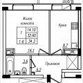 1-комнатная квартира, ПУШКИНО, ПРОСВЕЩЕНИЯ, 12 1-комнатная квартира, ПУШКИНО, ПРОСВЕЩЕНИЯ, 12