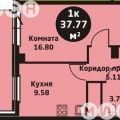 1-комнатная квартира, УЛ. КАЛИНИНА, 41 1-комнатная квартира, УЛ. КАЛИНИНА, 41