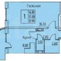 1-комнатная квартира, РАКИТНАЯ 1-комнатная квартира, РАКИТНАЯ