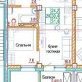 1-комнатная квартира, ВИЛЬСКОГО, 2 1-комнатная квартира, ВИЛЬСКОГО, 2