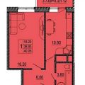 1-комнатная квартира, УЛ. ГАРАЖНАЯ, 52 1-комнатная квартира, УЛ. ГАРАЖНАЯ, 52