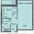 1-комнатная квартира, ПР-КТ. ЛЕНИНСКИЙ, 4 1-комнатная квартира, ПР-КТ. ЛЕНИНСКИЙ, 4