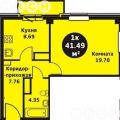 1-комнатная квартира, УЛ. КАЛИНИНА, 41 1-комнатная квартира, УЛ. КАЛИНИНА, 41