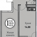1-комнатная квартира, УЛ. КРУГОВАЯ, 2 1-комнатная квартира, УЛ. КРУГОВАЯ, 2