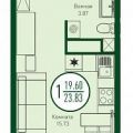 1-комнатная квартира, УЛ. ВЕЛИЖАНСКАЯ, 72 1-комнатная квартира, УЛ. ВЕЛИЖАНСКАЯ, 72
