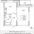 1-комнатная квартира, МОСКВА, ОМСКАЯ, 18 1-комнатная квартира, МОСКВА, ОМСКАЯ, 18