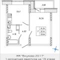 1-комнатная квартира, МОСКВА, ОМСКАЯ, 18 1-комнатная квартира, МОСКВА, ОМСКАЯ, 18