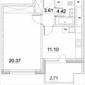 1-комнатная квартира, МОСКВА, ЛАЗОРЕВЫЙ ПР., 3 КОРП5 1-комнатная квартира, МОСКВА, ЛАЗОРЕВЫЙ ПР., 3 КОРП5
