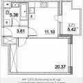 1-комнатная квартира, МОСКВА, ЛАЗОРЕВЫЙ ПР., 3 КОРП5 1-комнатная квартира, МОСКВА, ЛАЗОРЕВЫЙ ПР., 3 КОРП5