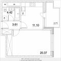 1-комнатная квартира, МОСКВА, ЛАЗОРЕВЫЙ ПР., 3 КОРП5 1-комнатная квартира, МОСКВА, ЛАЗОРЕВЫЙ ПР., 3 КОРП5