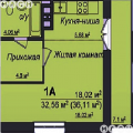 1-комнатная квартира, УЛ. СЕРАФИМОВИЧА, 21 1-комнатная квартира, УЛ. СЕРАФИМОВИЧА, 21