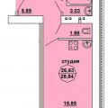 1-комнатная квартира, УЛ. ТИТОВА, 253/6 1-комнатная квартира, УЛ. ТИТОВА, 253/6