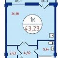 1-комнатная квартира, УЛ. ЗЕЛЕНАЯ, 214 1-комнатная квартира, УЛ. ЗЕЛЕНАЯ, 214