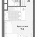 1-комнатная квартира, МОСКВА, 1-Я ЯМСКАЯ, 2 1-комнатная квартира, МОСКВА, 1-Я ЯМСКАЯ, 2
